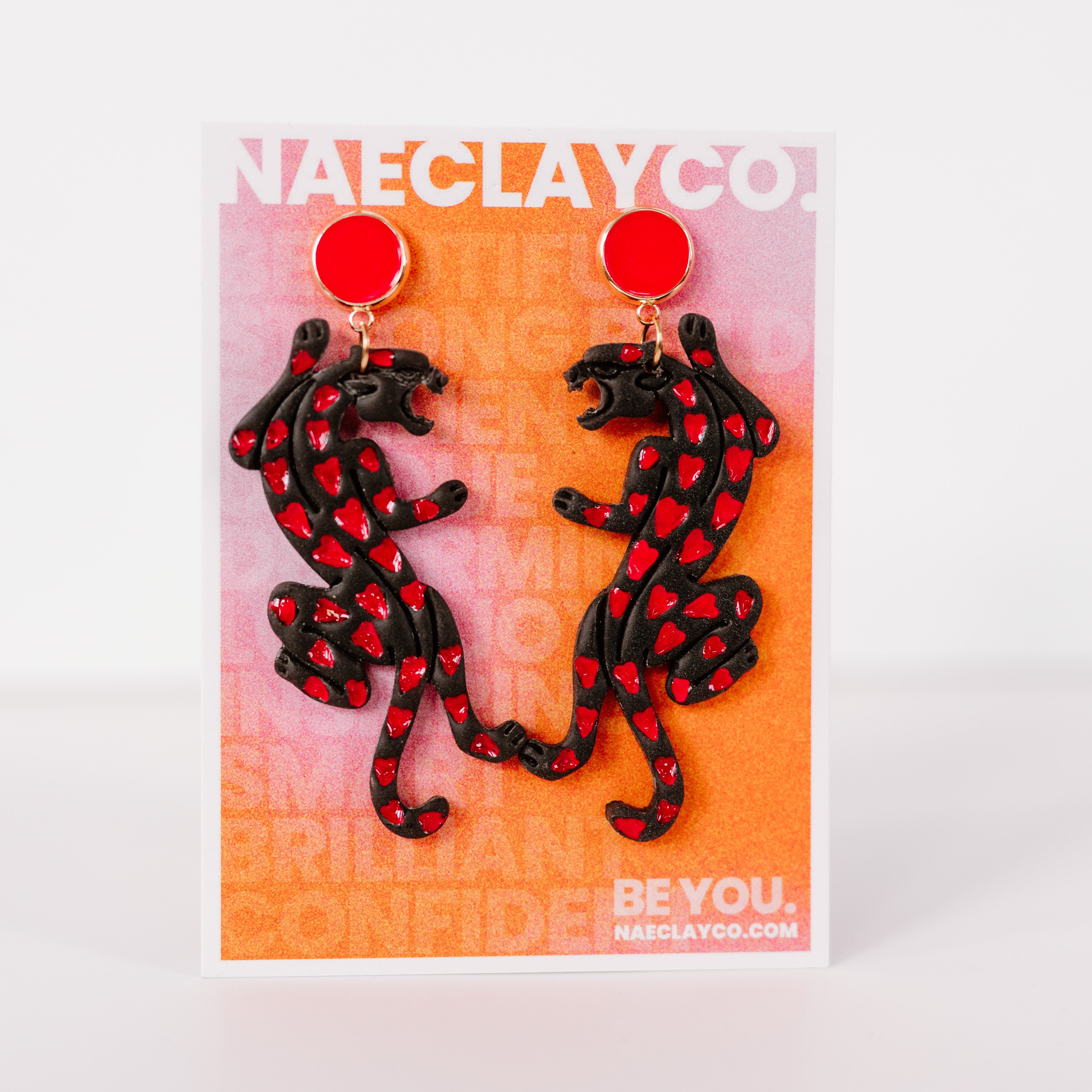 Lovely Jaguar Dangle Earrings