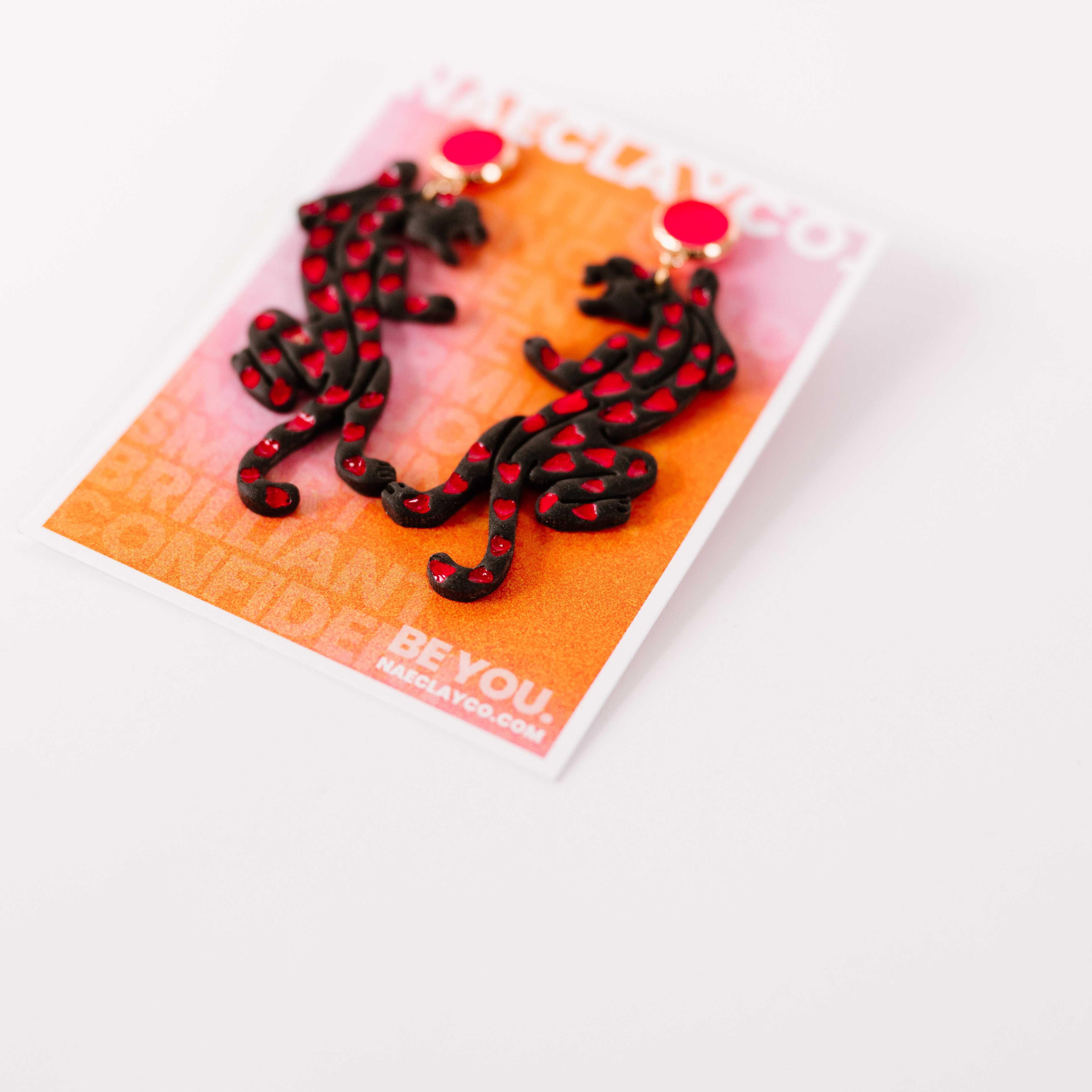 Lovely Jaguar Dangle Earrings