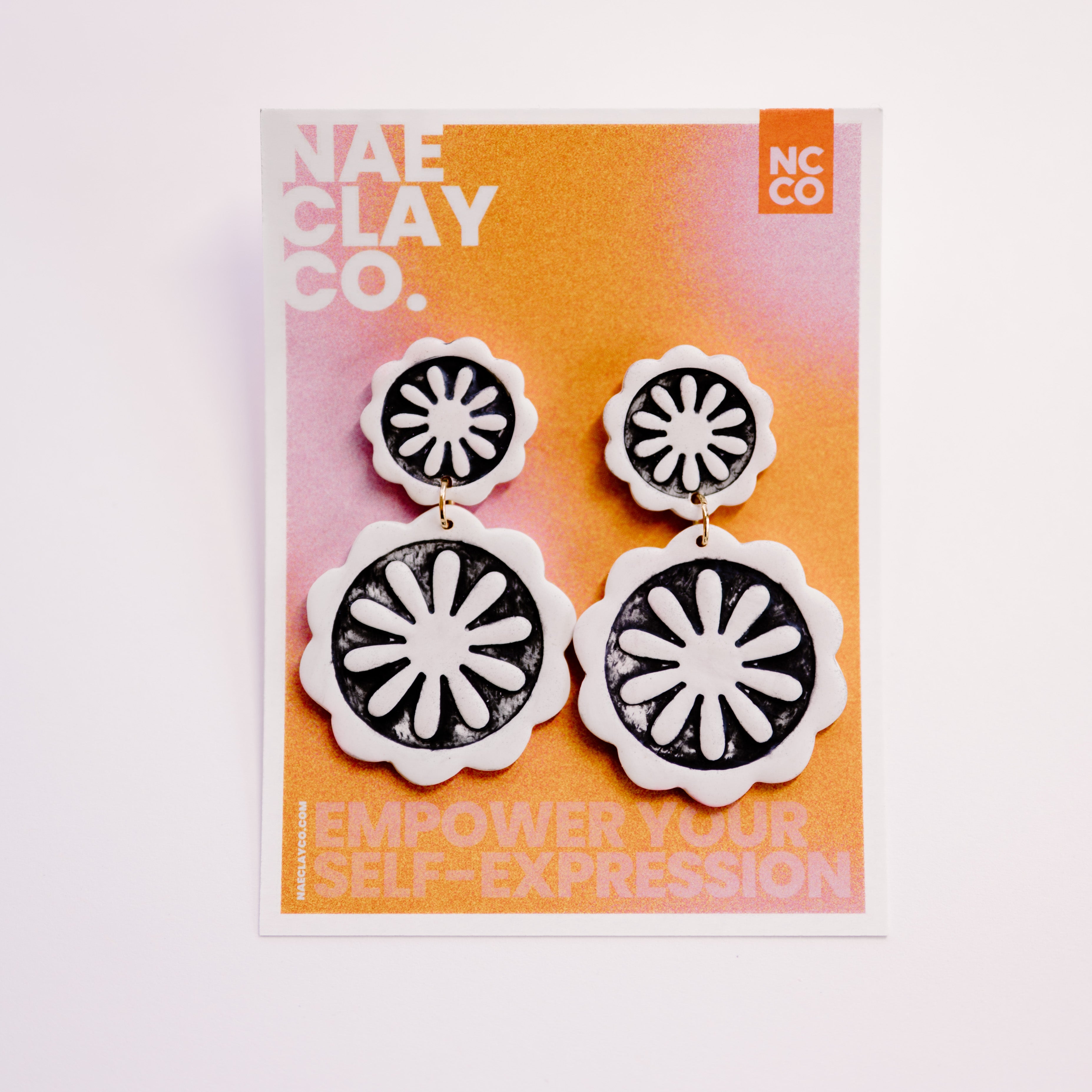 Mod Bloom Drop Earrings
