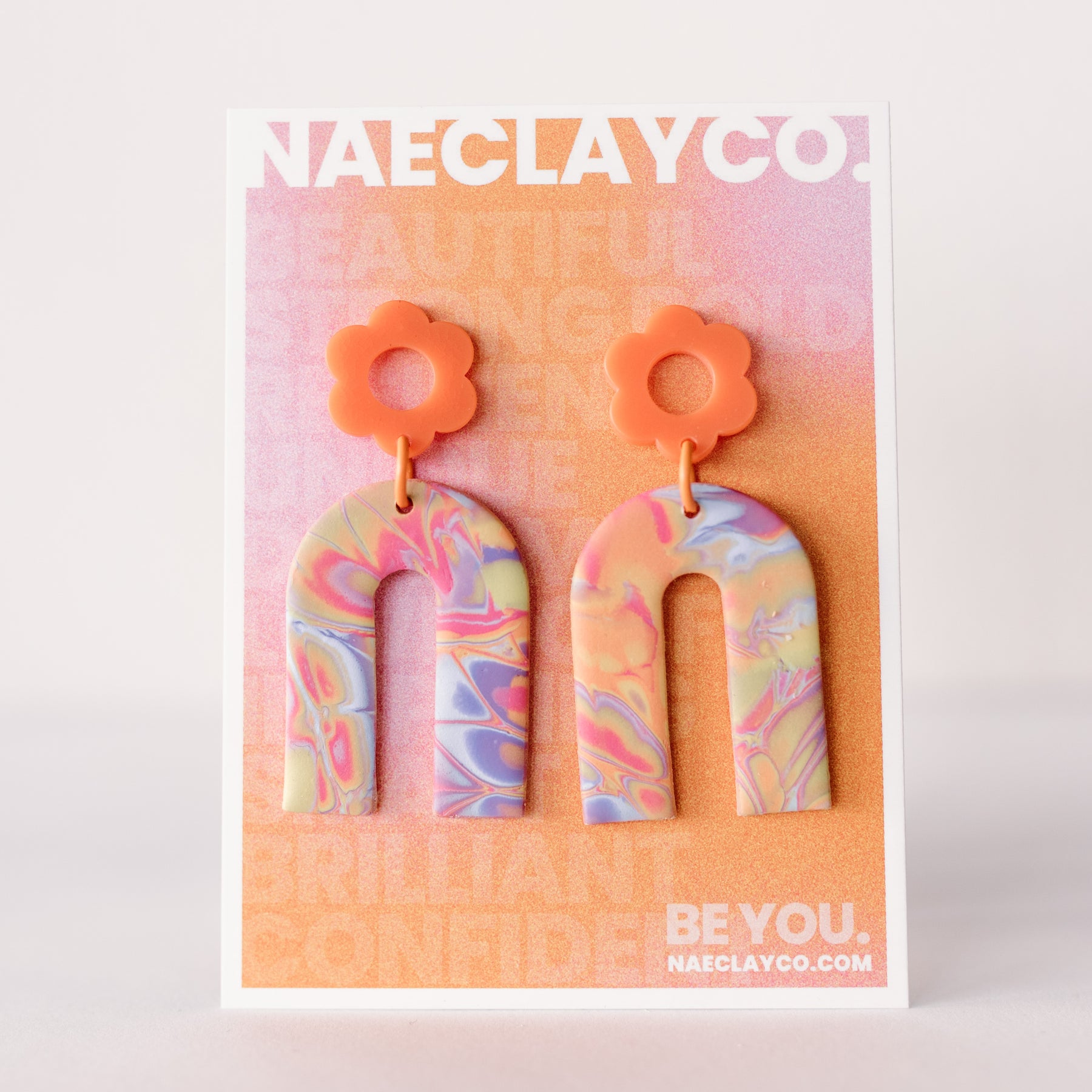 Tie-Dye Retro Dangle Earring Collection