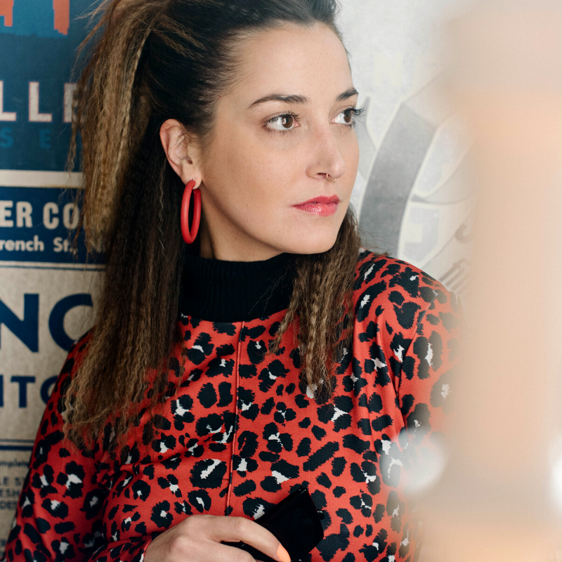 Primary Red Hoops | Polymer Clay Statement Earrings