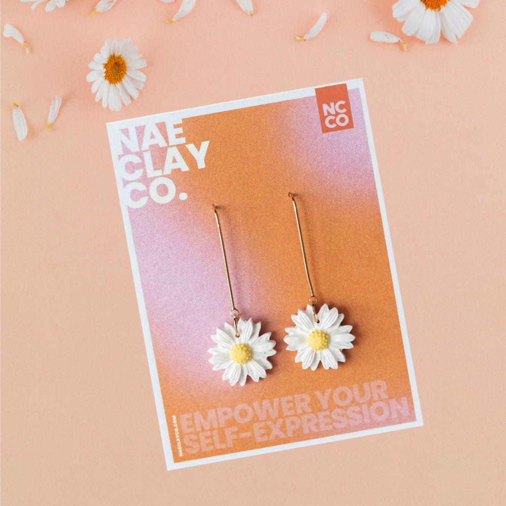 Mini Daisy Earring Drops