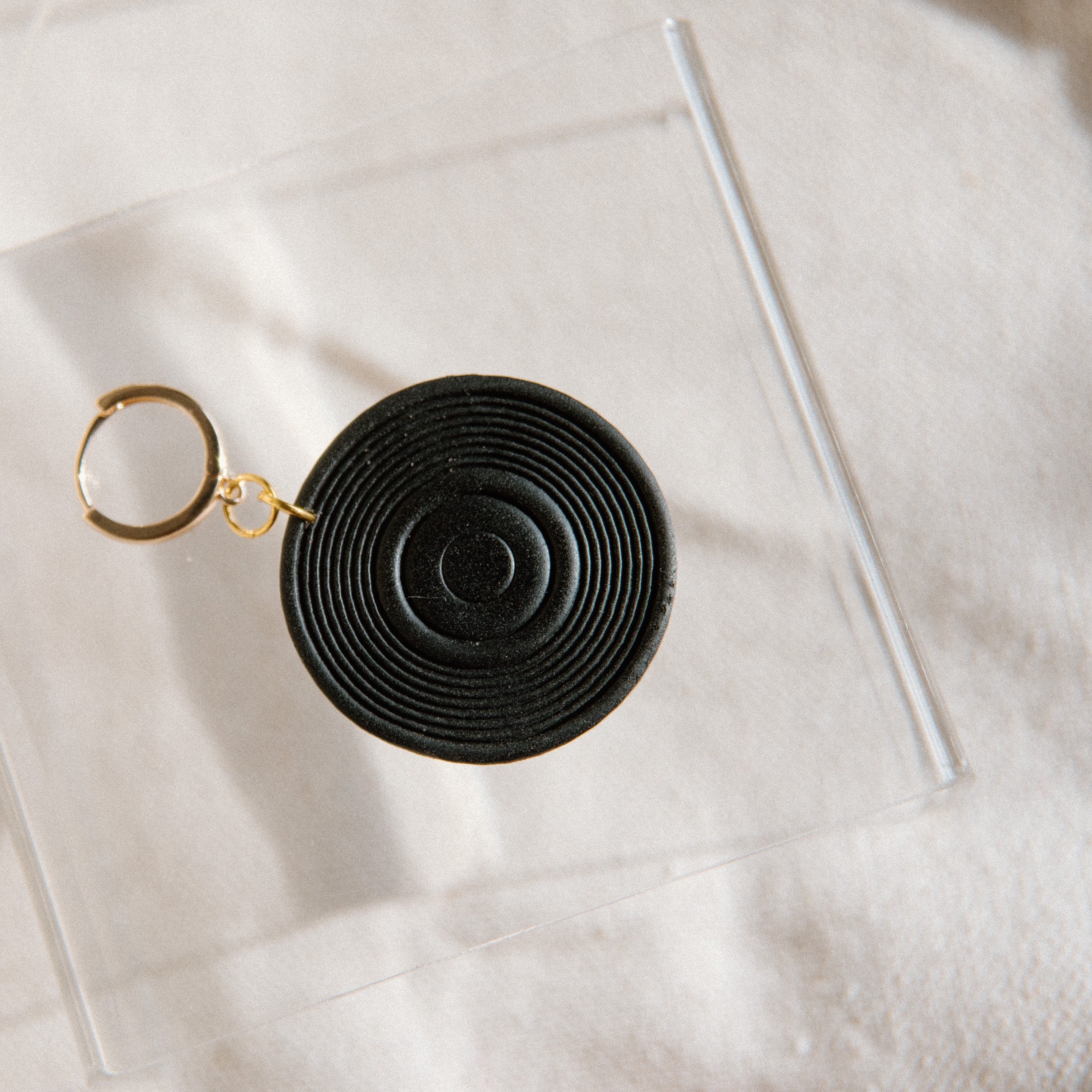 Vinyl Records | Polymer Clay Statement Earrings
