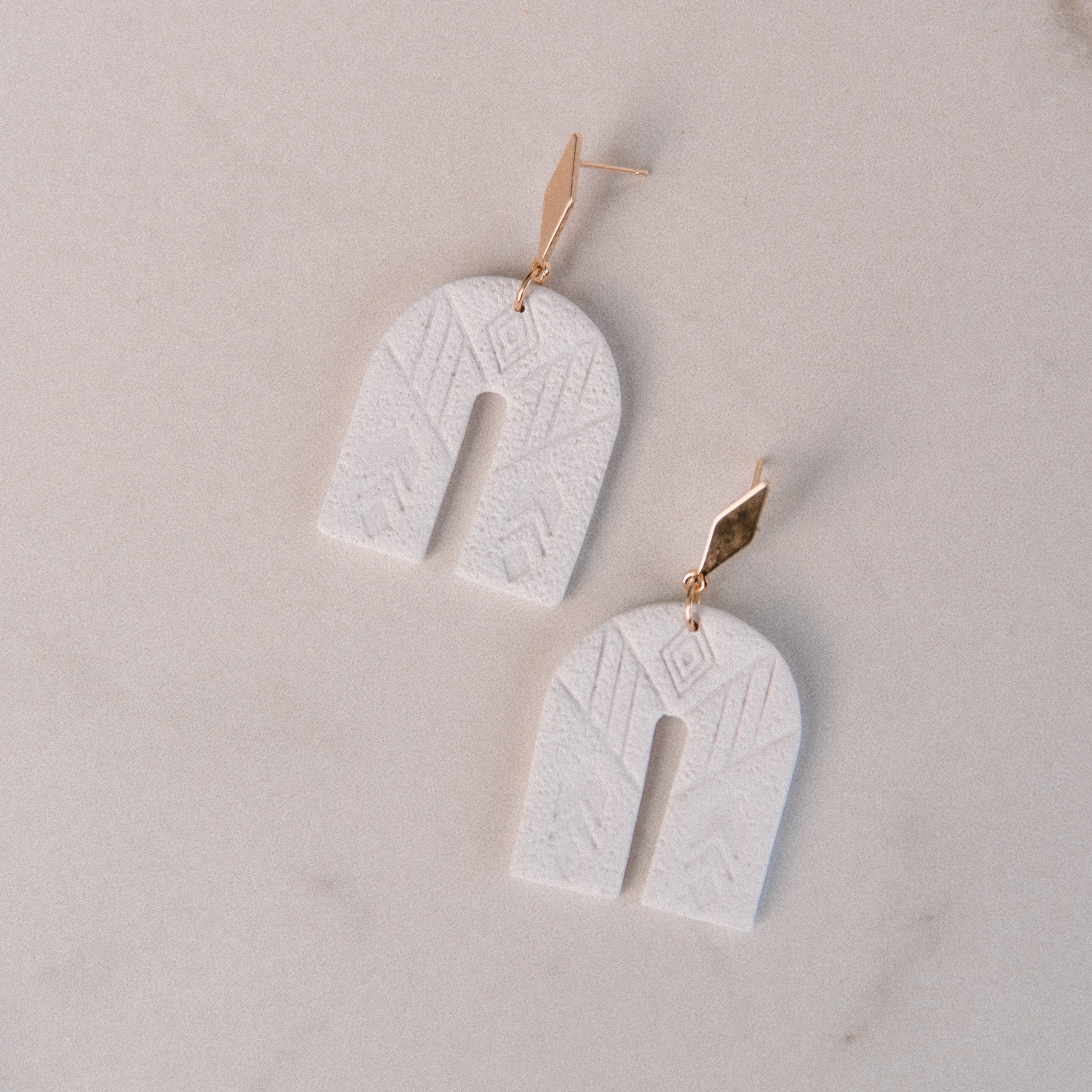 Aztec Arched Earrings