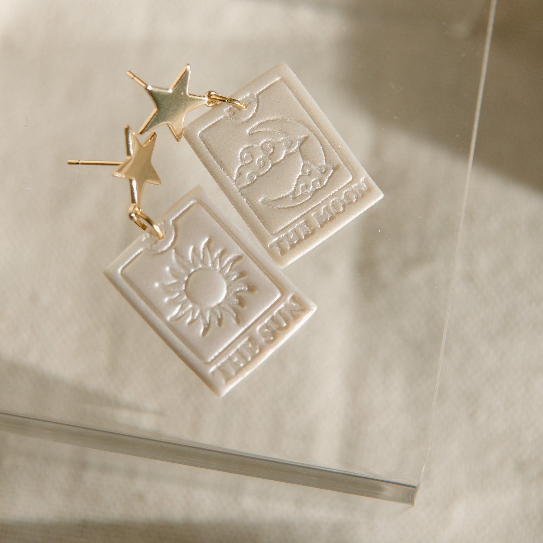 Tarot Card Dangle Earrings