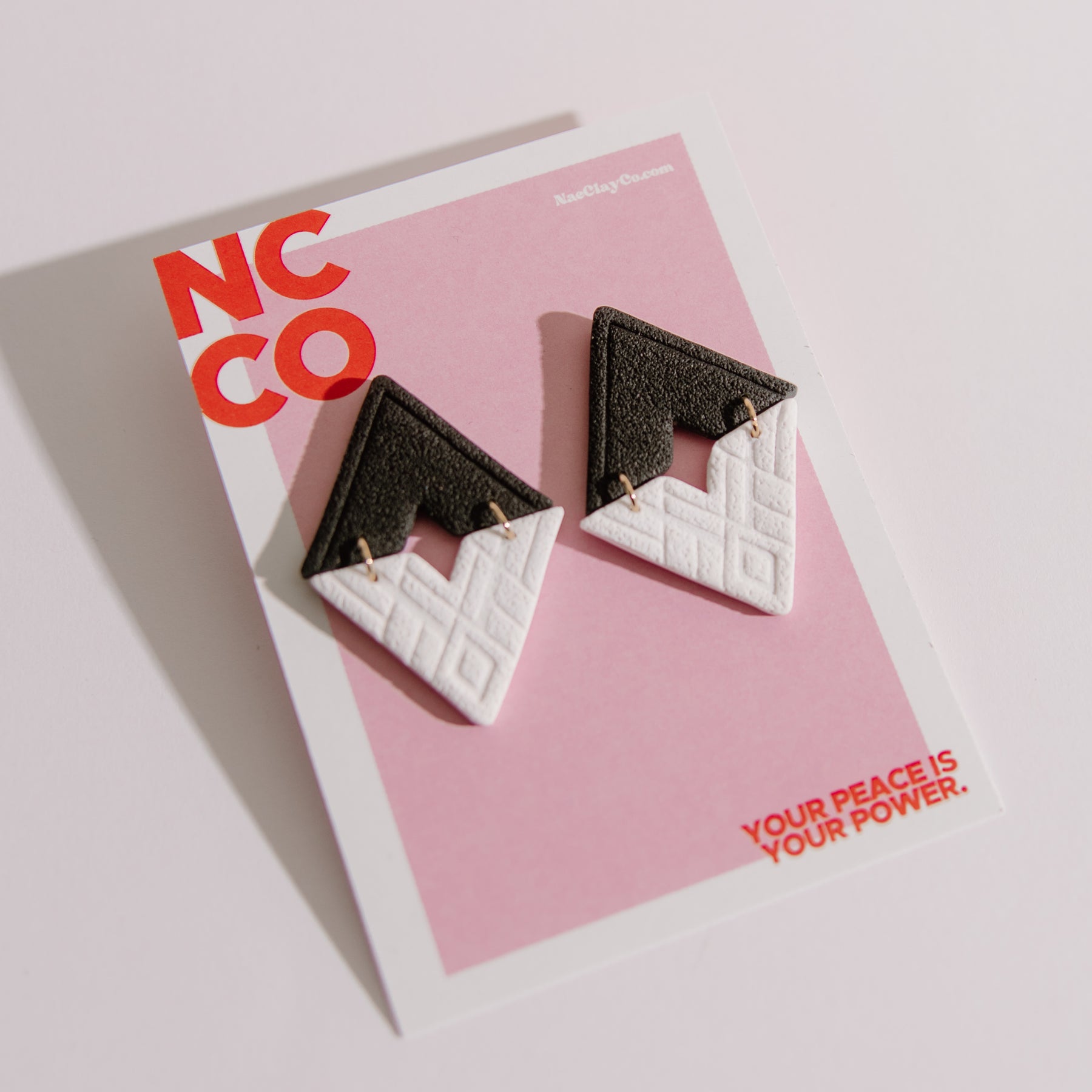 Boho Triangle Dangle Studs