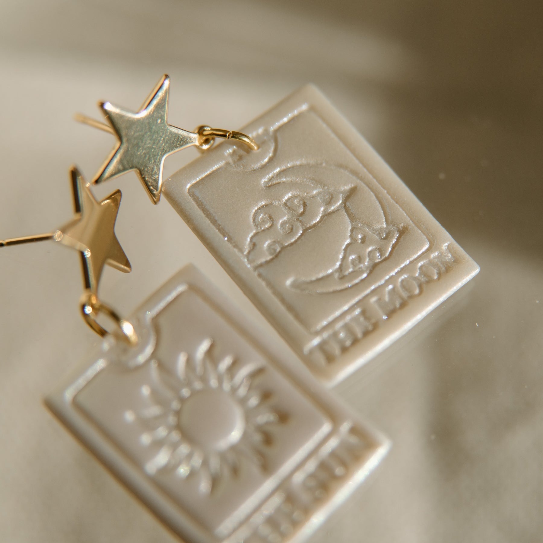 Tarot Card Dangle Earrings