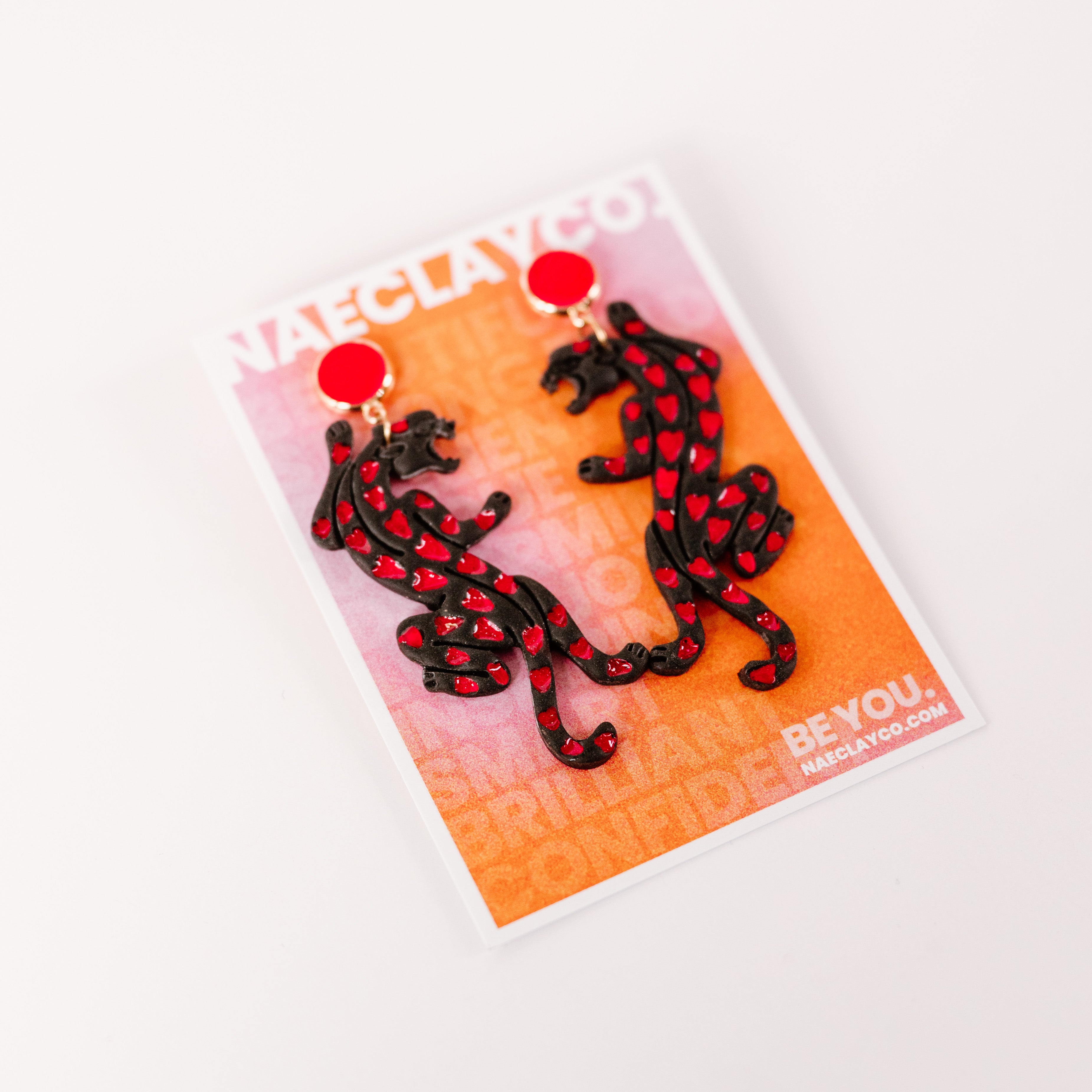 Lovely Jaguar Dangle Earrings