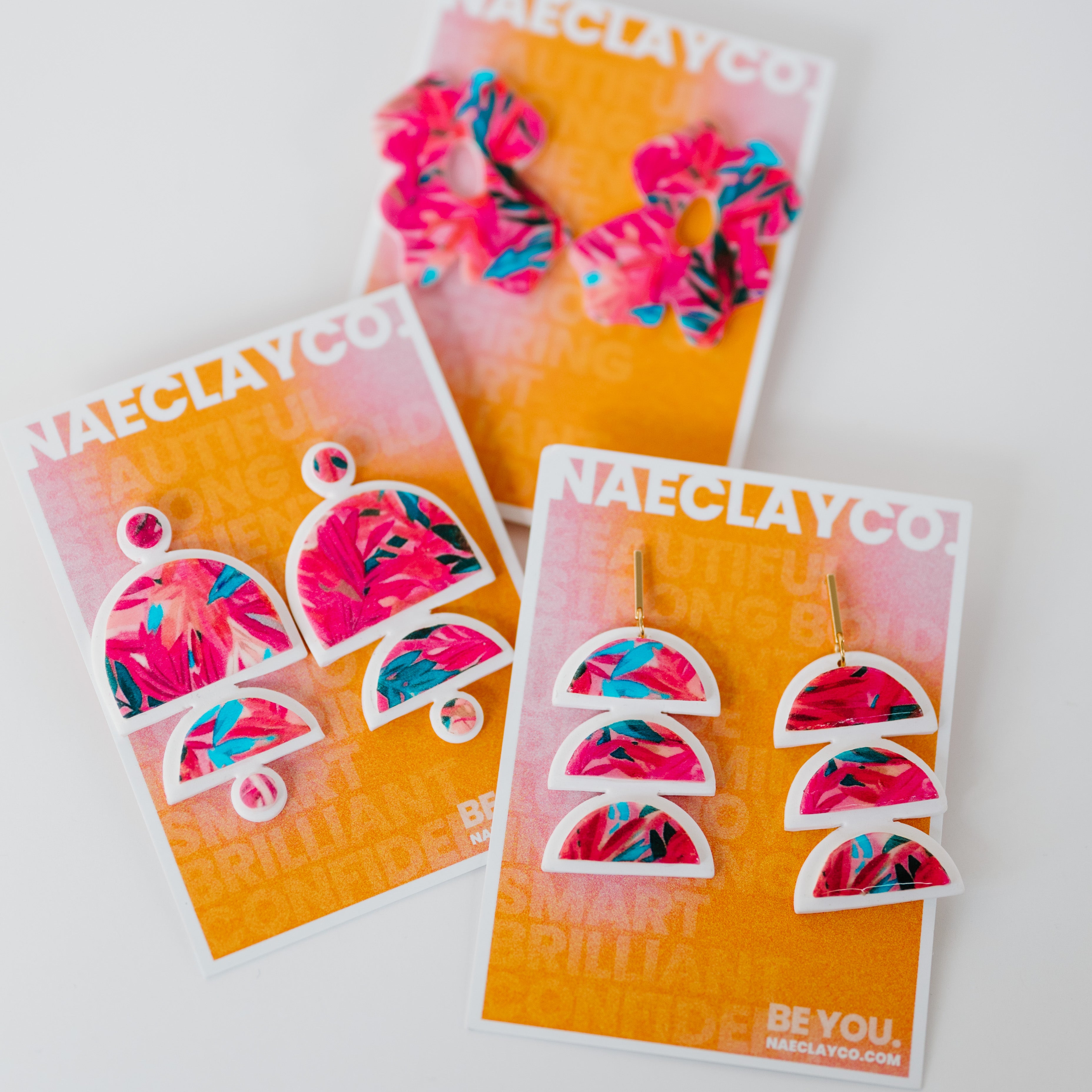 Tropical Floral Earring Collection