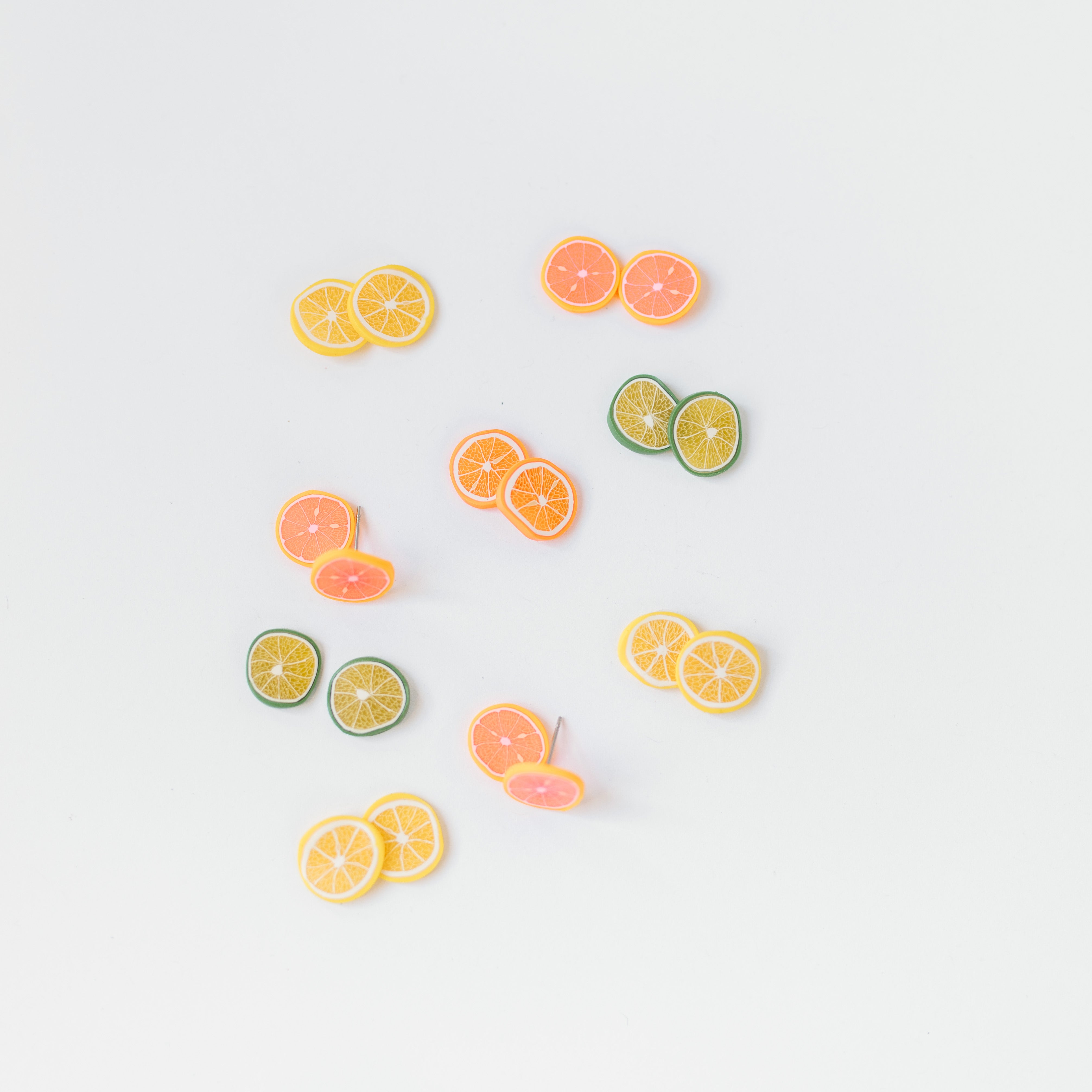 Citrus Pinwheel Studs