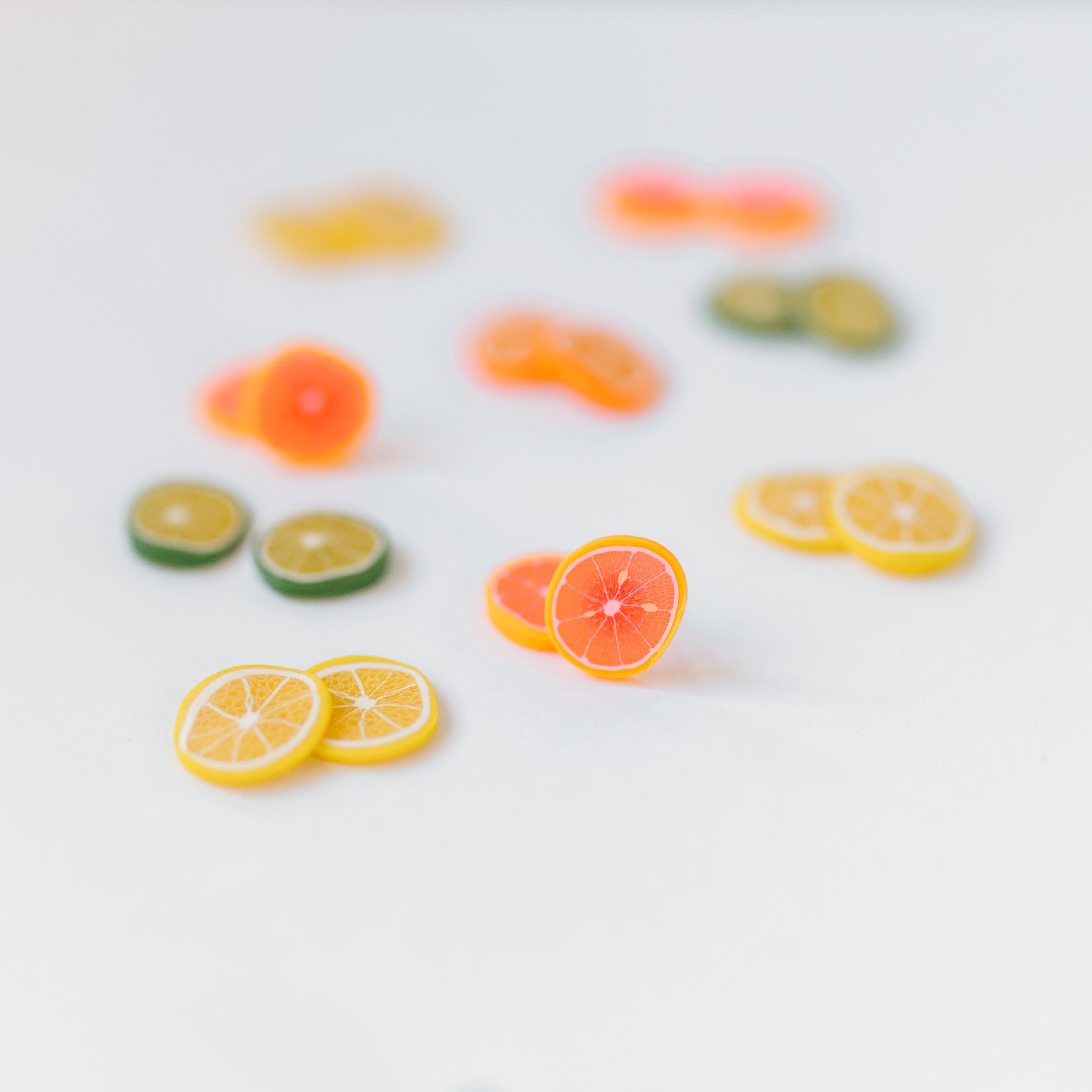 Citrus Pinwheel Studs