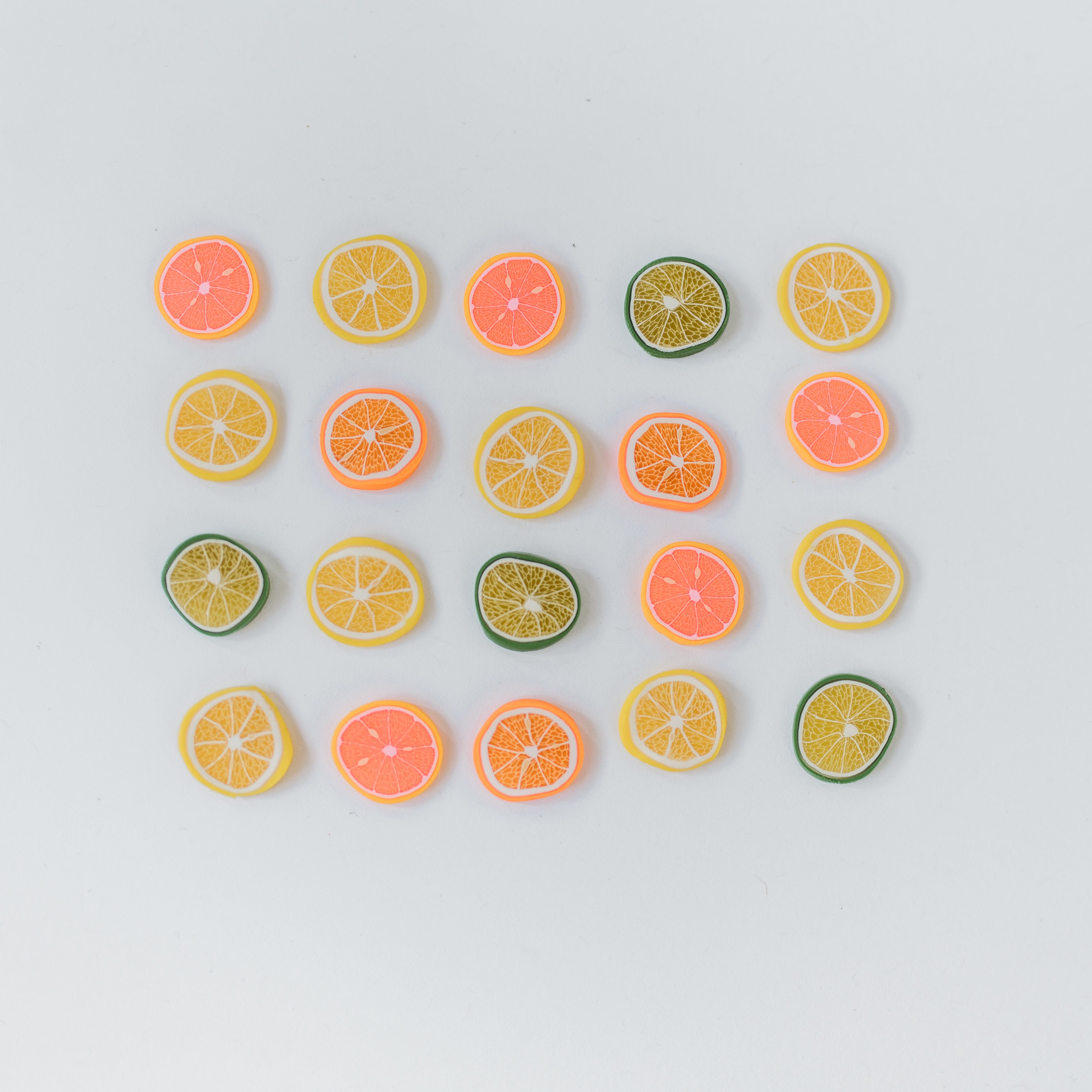 Citrus Pinwheel Studs