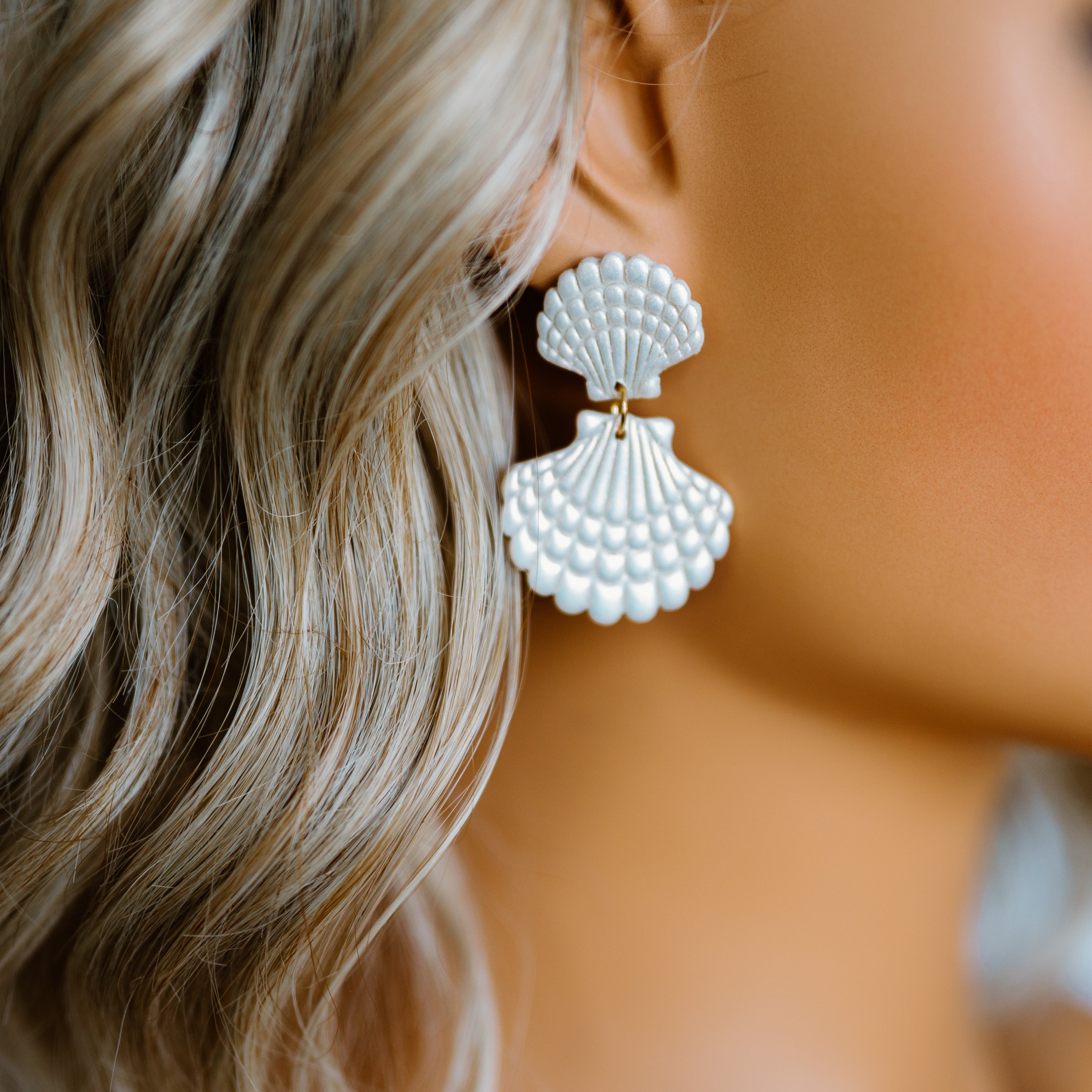 Shellbound Iridescent Earring Collection