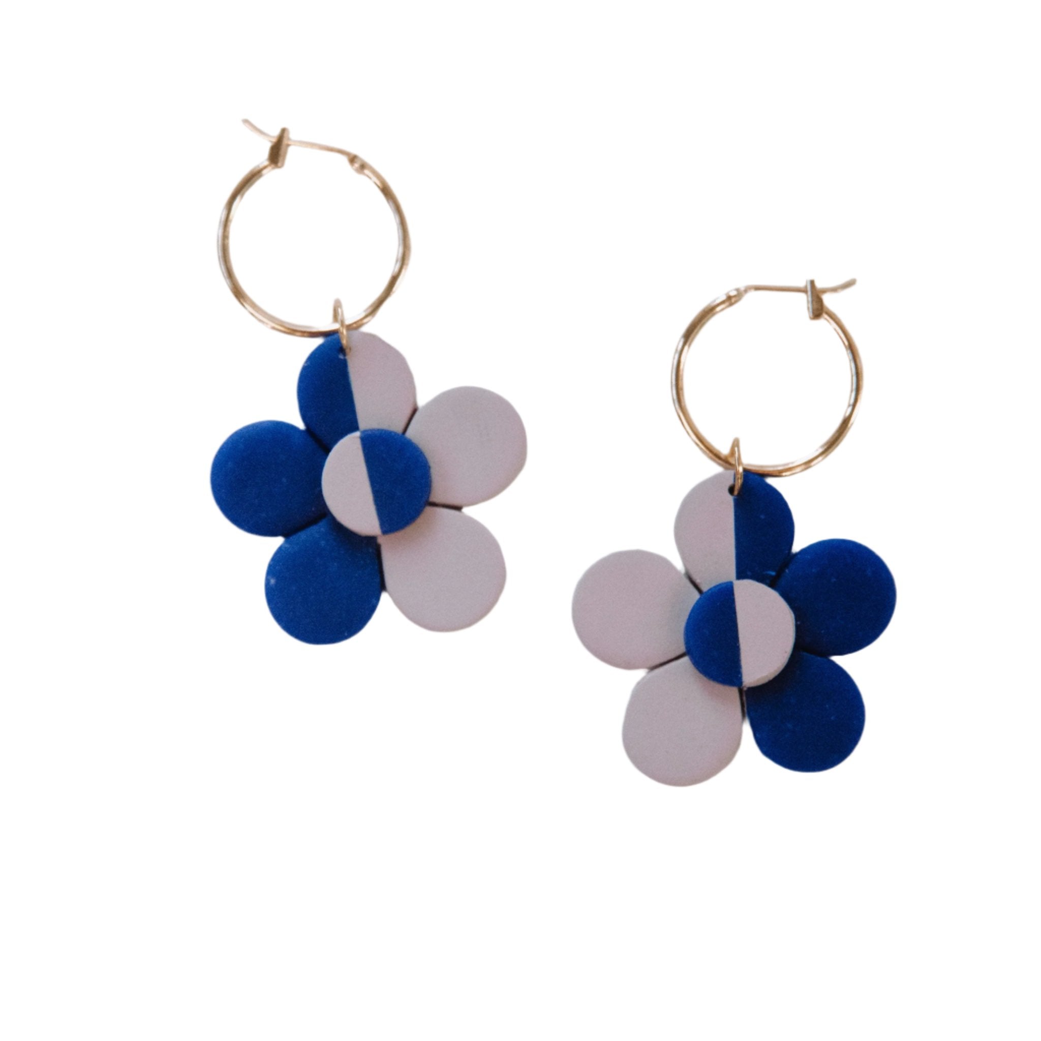 Daisy Colorway Hoop Dangles