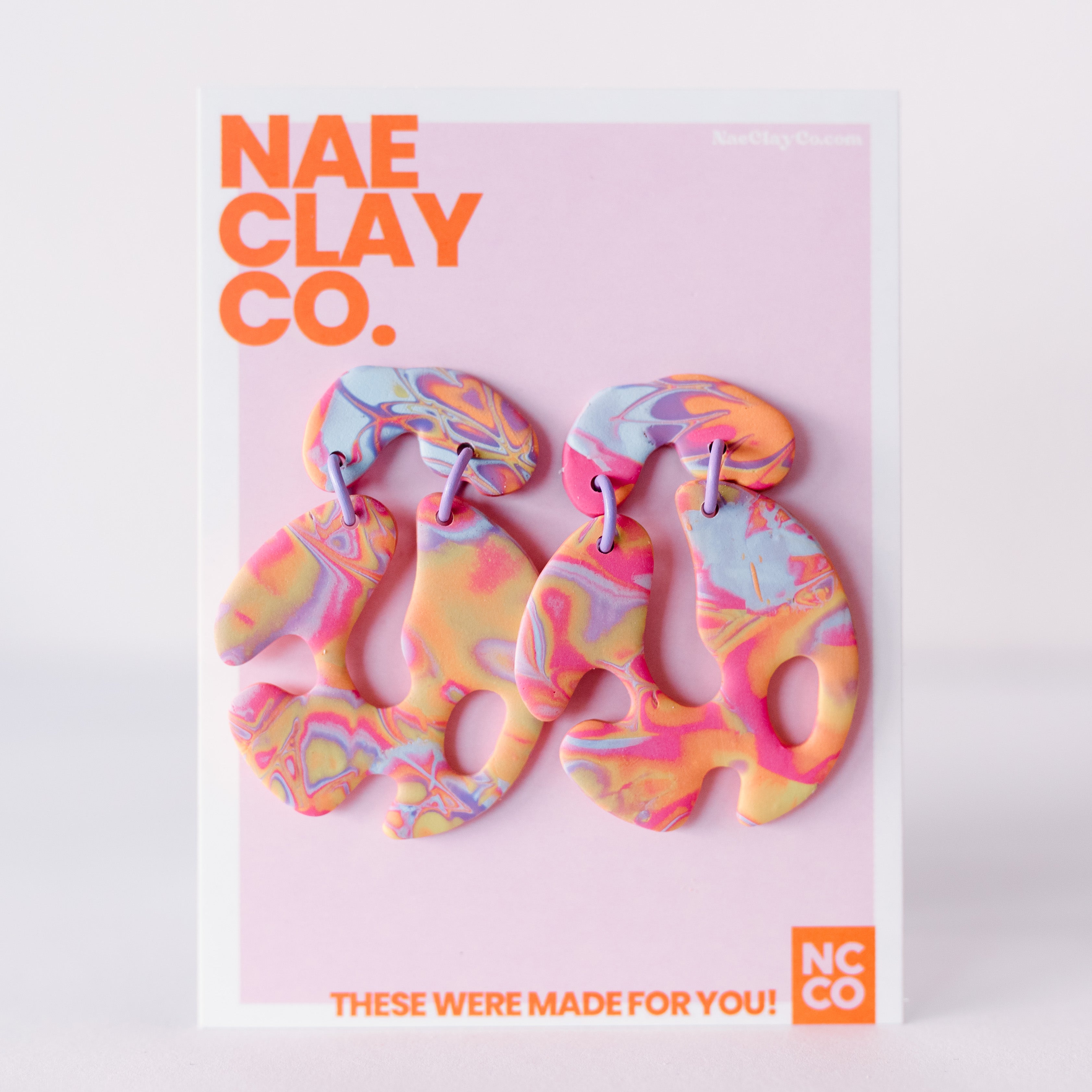 Tie-Dye Retro Dangle Earring Collection