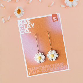 Mini Daisy Earring Drops