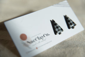 Holiday Tree Studs | Polymer Clay Earrings