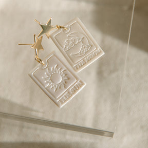 Tarot Card Dangle Earrings