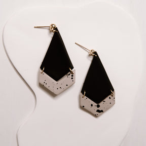 Paint Splatter Drop Earrings