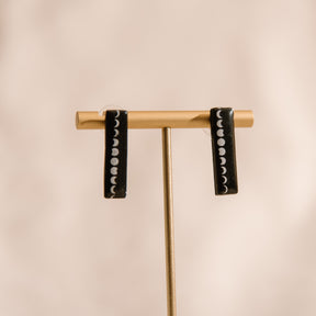 Moon Phase Stud Earrings