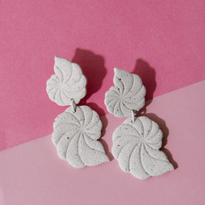 Seashell Dangle Textured Earrings